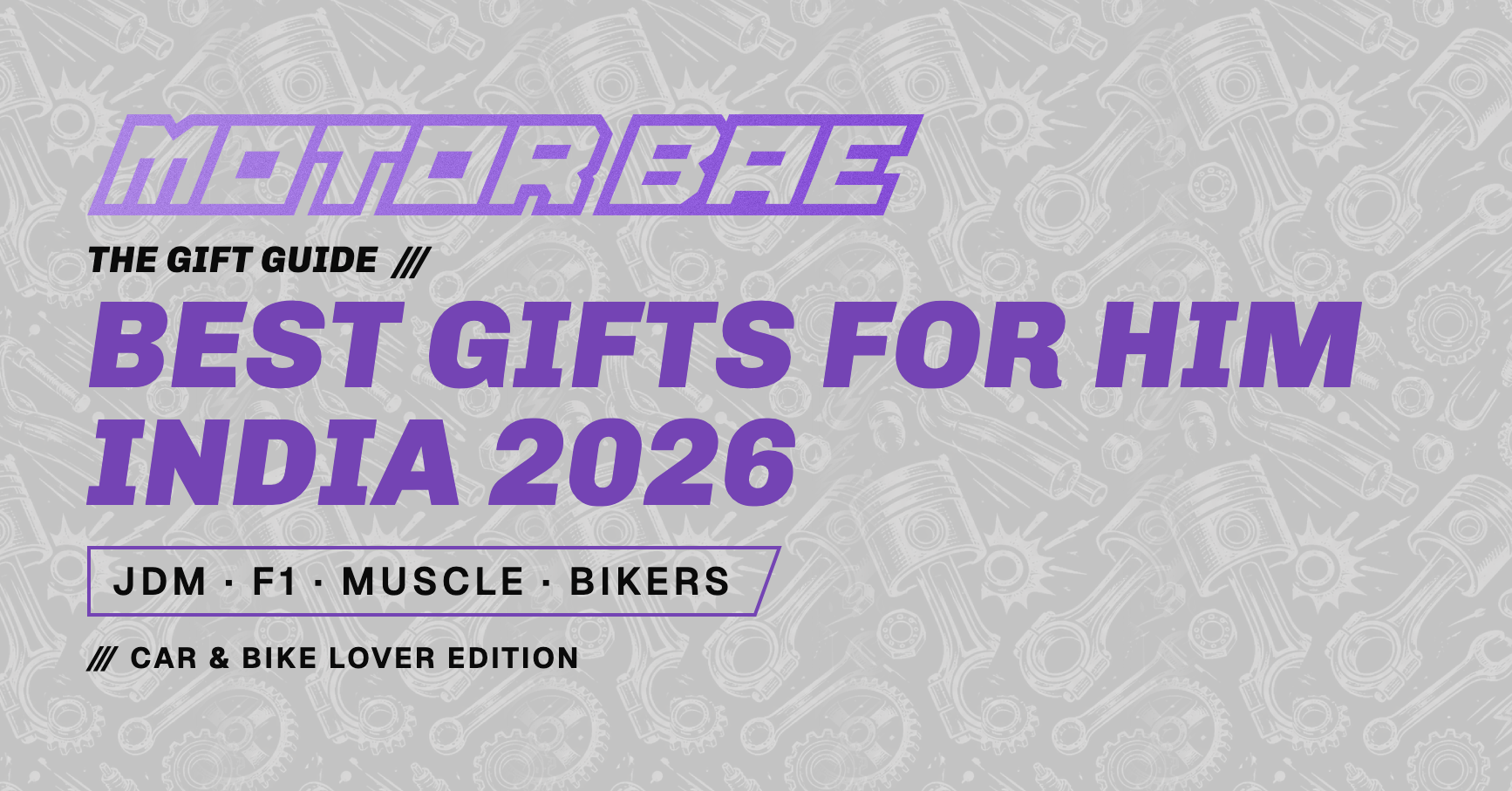 Best Gifts for Him in India (2026): Car & Bike Lover Edition featured image